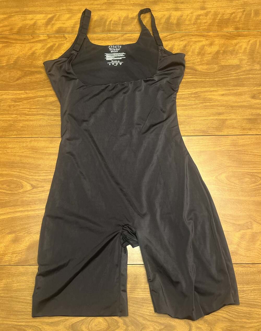 Assets by Spanx Red Hot Silhouette Serums Open-Bust Mid-Thigh Body Shaper XL